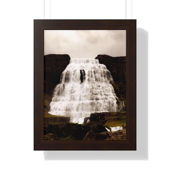 Lower South Falls, Oregon Waterfall Wall Art Design Poster Print Decor for Home - Picture 7 of 9